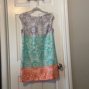 The Limited Cap Sleeve Shift Dress- ECU